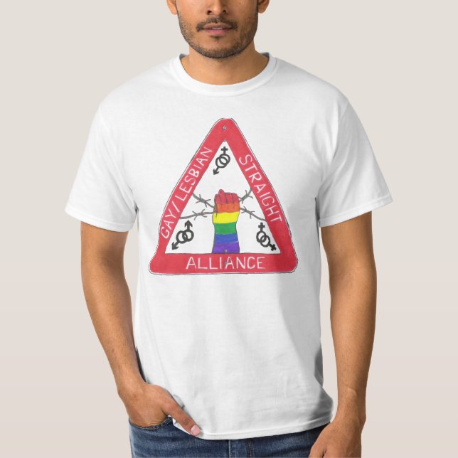 GSA-triangelutslagsplats T Shirt (Framsida)