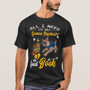 GSD052 - allt jag behöver är min tyska herde och e T Shirt