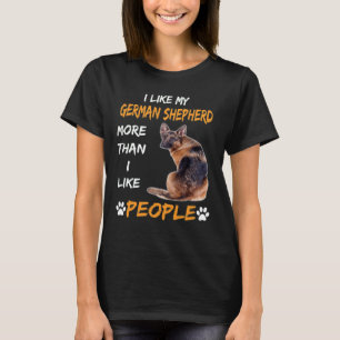 GSD116 - Jag gillar min tyska shepherd mer än jag T Shirt