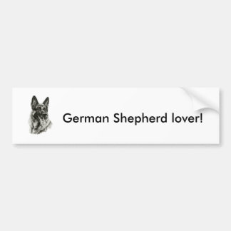 GSD car sticker Bildekal
