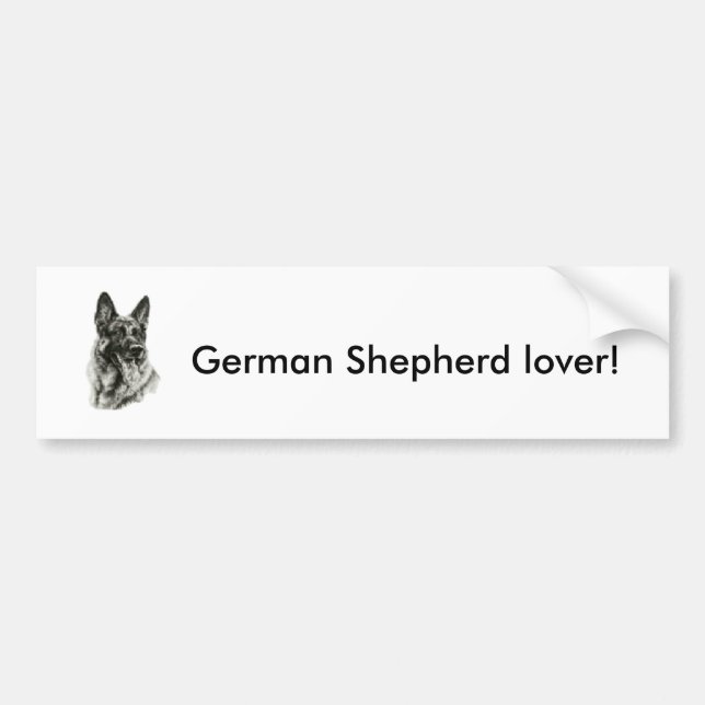 GSD car sticker Bildekal (Framsidan)