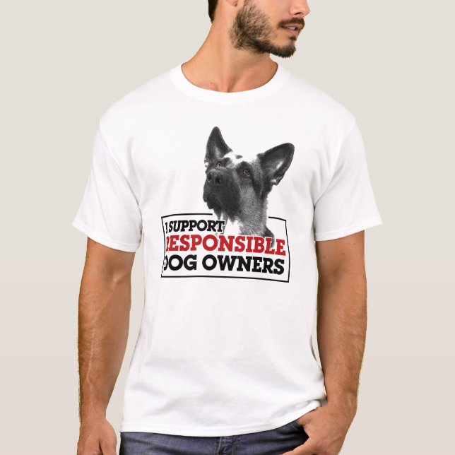 GSD FÖR ANSVARIGA ÄGARE T-SHIRT (Framsida)
