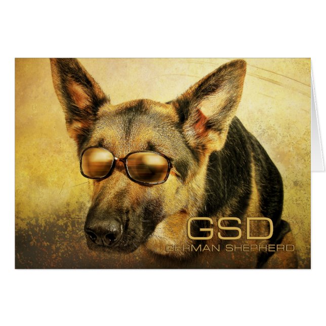 GSD_glasses-8x10 Hälsningskort (Framsidan Horizontal)