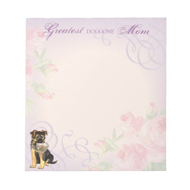 GSD Heart Mamma Anteckningsblock (Framsida)