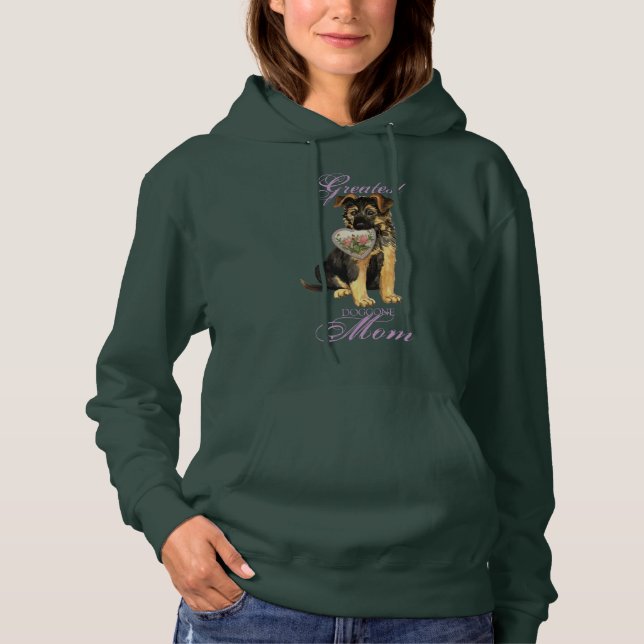 GSD Heart Mamma T Shirt (Framsida)