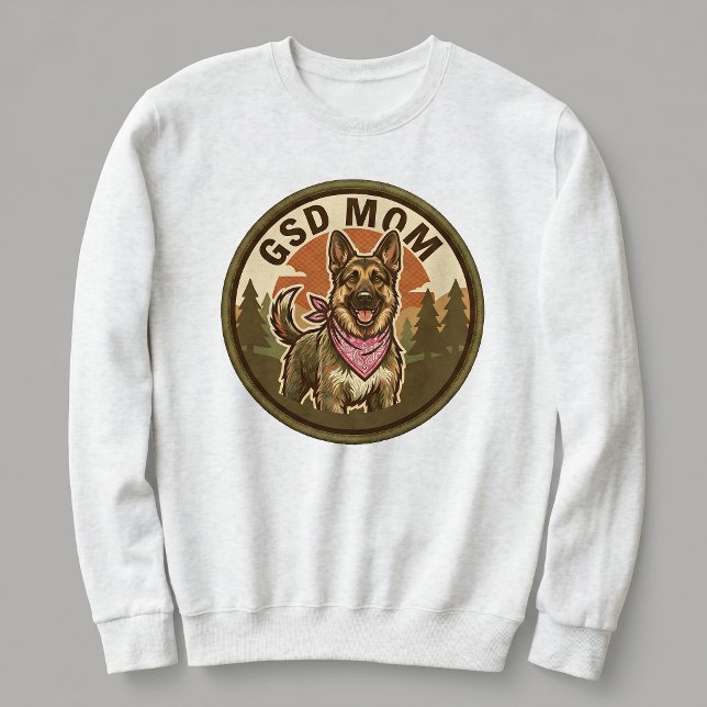 GSD Mamma Crewneck Tröja Hundmamma Present Till He (Skapare uppladdad)