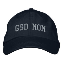 GSD Mamma German Shepherd Hund Mamma Athletic Broderad Keps