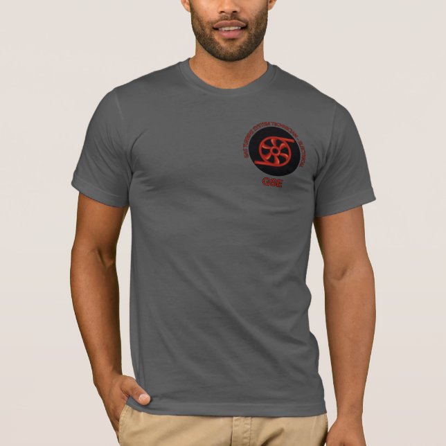GSE LM2500 GT på baksidan T Shirt (Framsida)