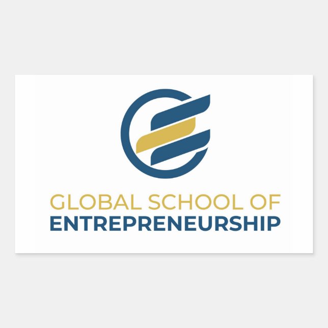 GSE Sticker Rektangulärt Klistermärke (Framsida)