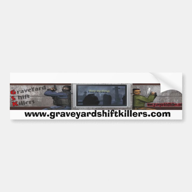 GSKBan12 www.graveyardshiftkillers.com Bildekal (Framsidan)