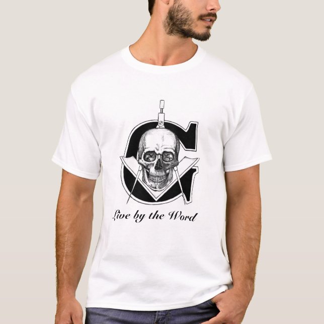 Gskullzazzleready1 bor vid ord t-shirt (Framsida)
