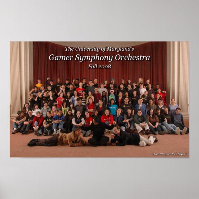 GSO Fall '08 Group Photo (Fånig) Poster (Framsidan)