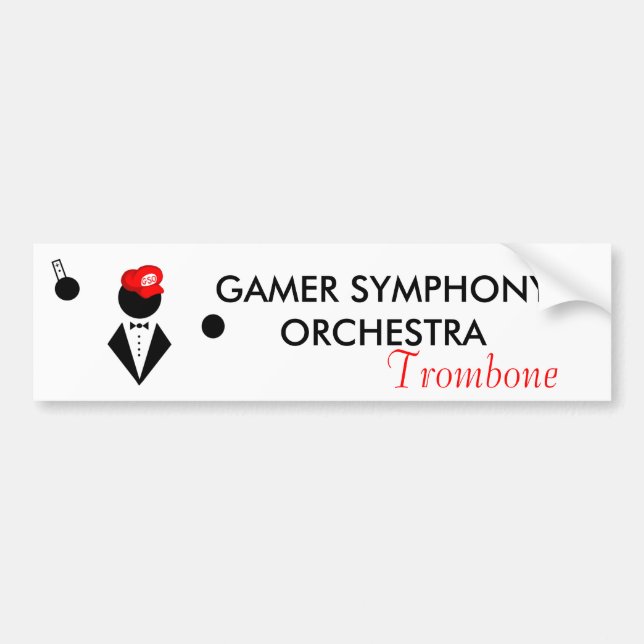 GSO-Trombonebildekal Bildekal (Framsidan)