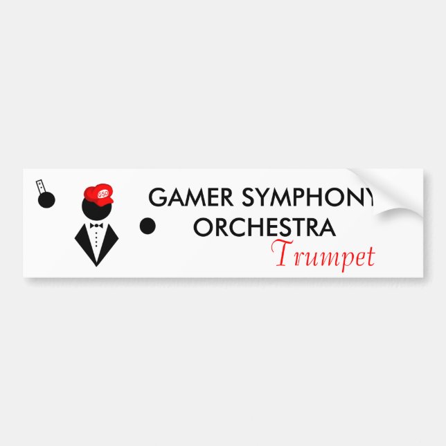 GSO-trumpetarebildekal Bildekal (Framsidan)