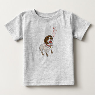 GSP Heart Baby Romper Tee Shirt