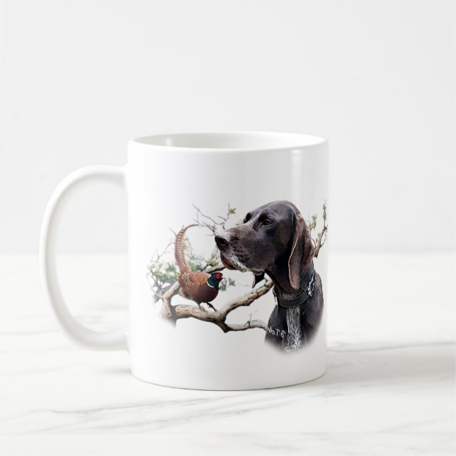 GSP Jaktkonst – Precision, Passion och Fasan Kaffemugg (Vänster)