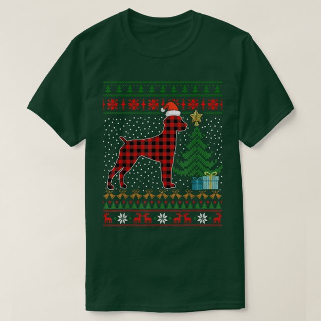 GSP Red Play Buffalo Funny Ugly Julsötare T Shirt (Design framsida)