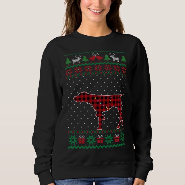 GSP Red Play Buffalo Funny Ugly Julsötare T Shirt (Framsida)
