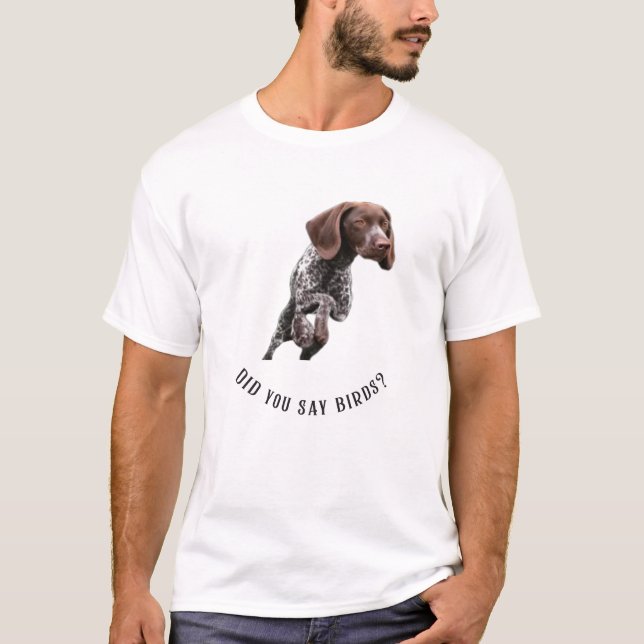 GSP, sa du fåglar? T-shirt (Framsida)