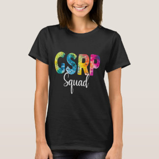 Gsrp Squad Tie Dye Ck Till Skolan Kvinnor Uppskatt T Shirt
