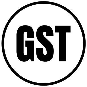 GST - Gustavus Classic Round Sticker Runt Klistermärke