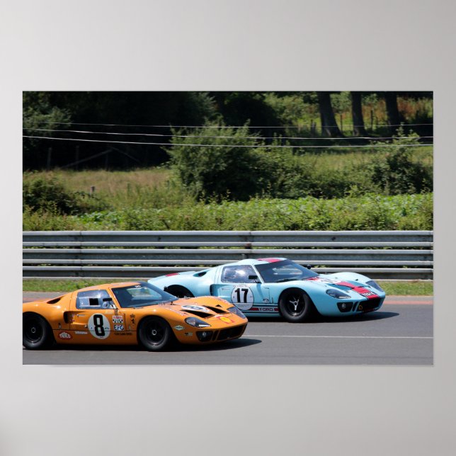 GT40 MK1 Le Mans Classic Poster (Framsidan)