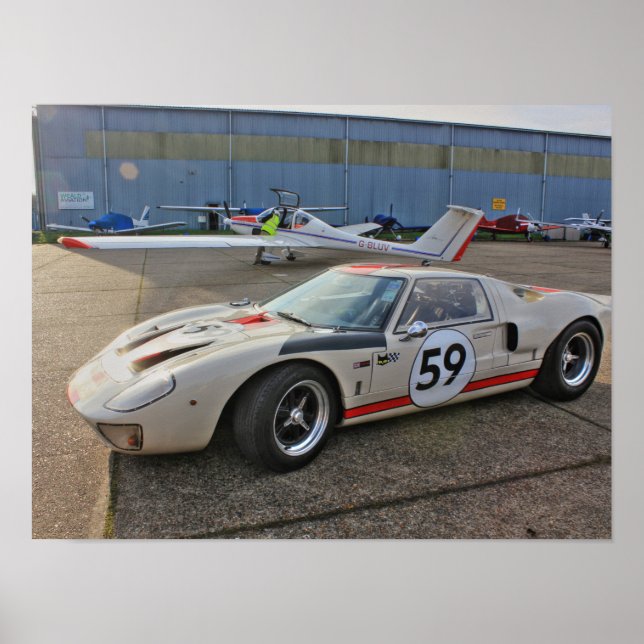 GT40 POSTER (Framsidan)
