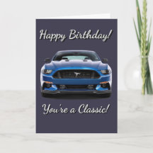 GT Classic Muscle Car Du är en klassisk födelsedag