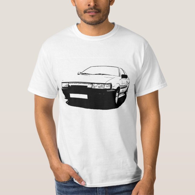 Gt-Coupe för Corolla AE86 Tee (Framsida)