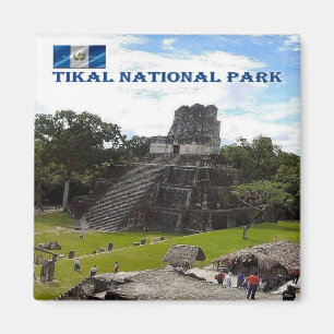 GT - Guatemala - Tikal - nationalparken Magnet