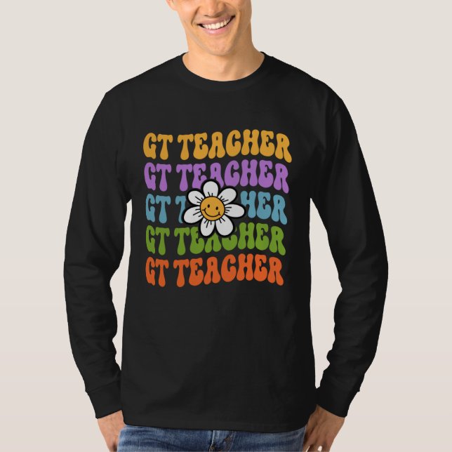 GT Teacher Back To School First Day Of School Appr T Shirt (Framsida)