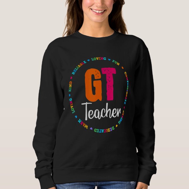 Gt Teacher Ed Education Team Student School Specia T Shirt (Framsida)
