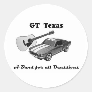 GT Texas Stickers Runt Klistermärke