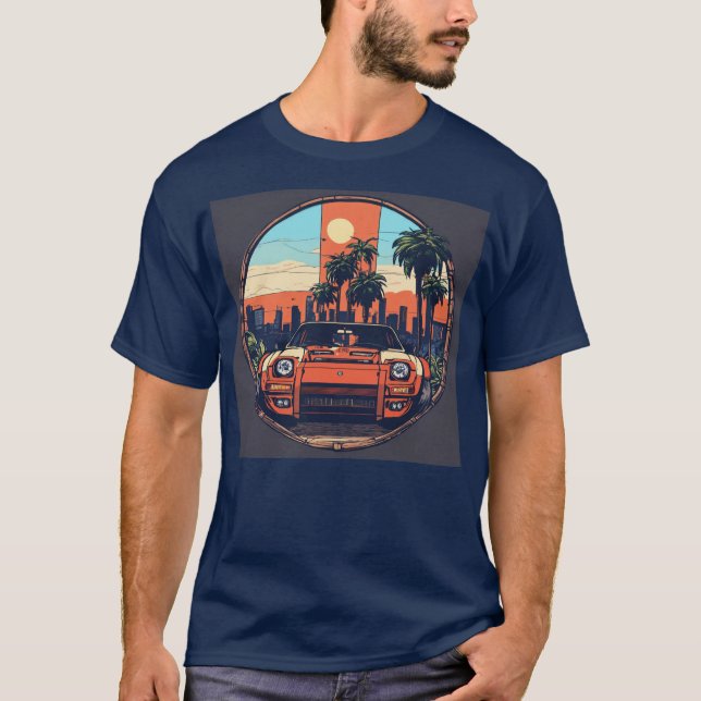 GTA 5: Rund mekanisk Logotyp T Shirt (Framsida)