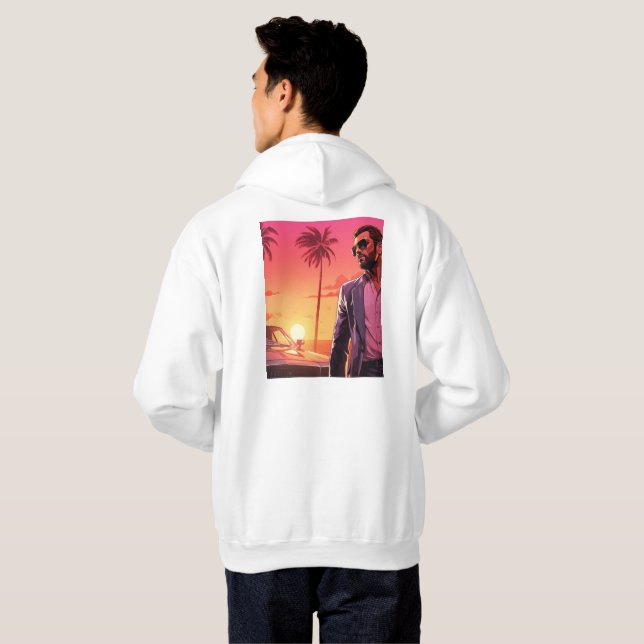 gta stil manar hoodie (Hel baksida)