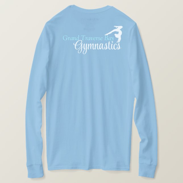 GTbay Gymnastics Crewnacke *Mörk Design* T Shirt (Design baksida)