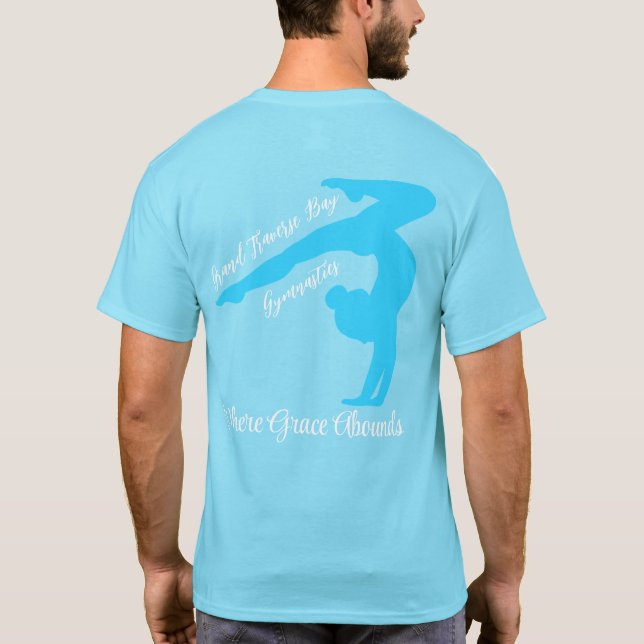 GTbay Gymnastics Rosa T Shirt (Baksida)