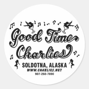 GTC Round Sticker Runt Klistermärke
