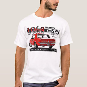 GTCS-1968 Mustang - siddubbelt T-shirt