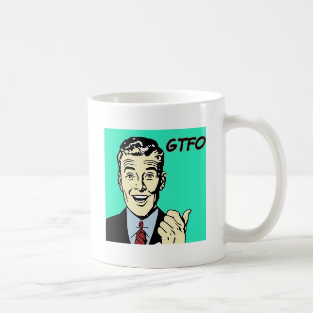 GTFO-grabb Kaffemugg (Höger)