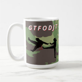 GTFODJT Hämta F ut DJT-antitrumpen Kaffemugg