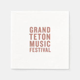 GTMF Cocktail Napkins Terracotta Pappersservett