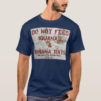 GTMO Matar inte Iguanas Banana Råttor Guantánamo B T Shirt