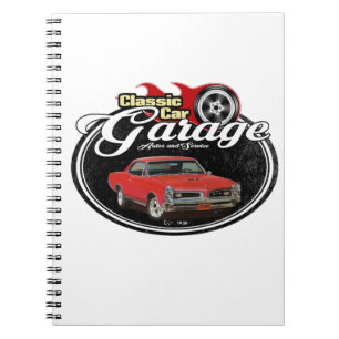 GTO-Garage för klassiska bilar Anteckningsbok