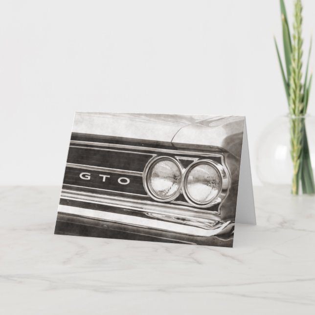 GTO-klassikerbil Kort (Framsida)