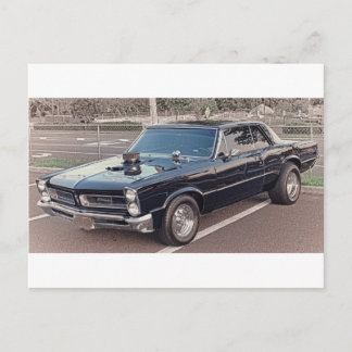 GTO Muscle Car Classic Power HDR Photos Bilder Vykort