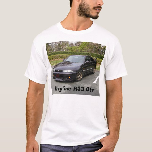 Gtr horisont R33 Tee Shirt (Framsida)