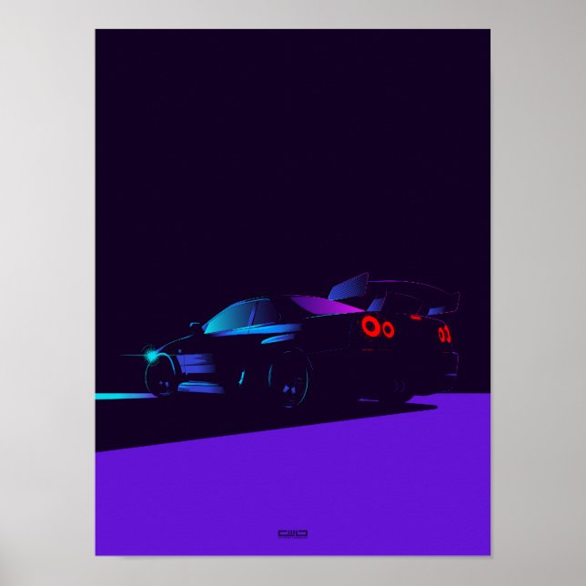 GTR R34 POSTER (Framsidan)