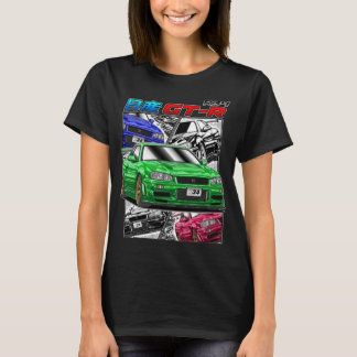 Gtr T-ShirtJDM Legend Nissan Skyline GTR R34 T Shirt