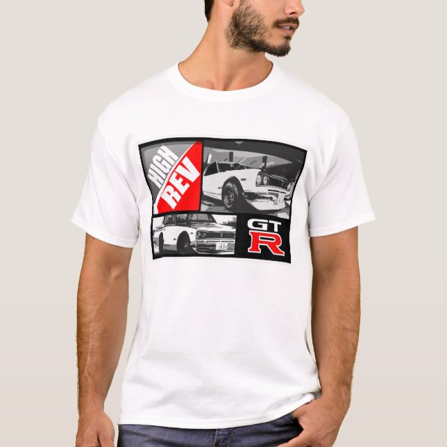 GTR utslagsplats för kickvarvklassiker T-shirt (Framsida)